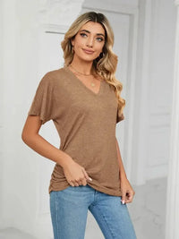 V - Neck Short Sleeve T-Shirt - Update AvenueT-ShirtsTrendsi1001001649226961001001649226963e89fbdd - 4cf6 - 434a - aaa5 - 14dad680ce6b - Max - OriginTaupe
