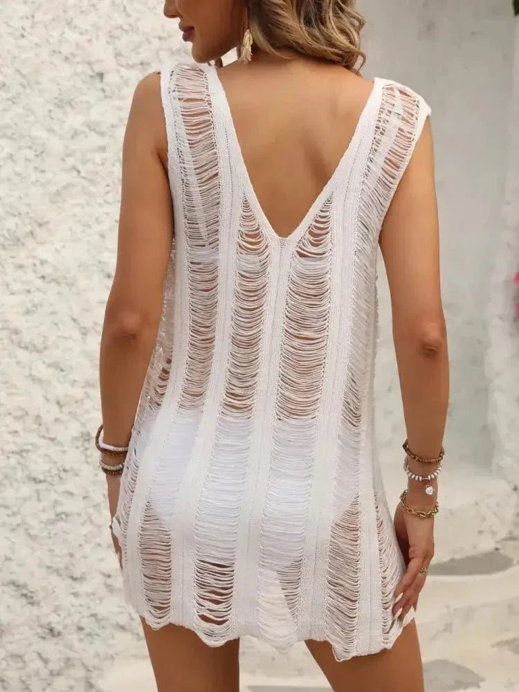 V - Neck Sleeveless Cover - Up - Update AvenueTrendsi1001000306409311001000306409311039affd - 6c84 - 481f - beee - fdc8bdc010bf - MaxFuchsia Pink