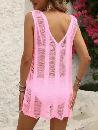 V - Neck Sleeveless Cover - Up - Update AvenueTrendsi100100030640931100100030640931437e1fb1 - fff2 - 4bf7 - 94d1 - 666b280da6f6 - MaxFuchsia Pink