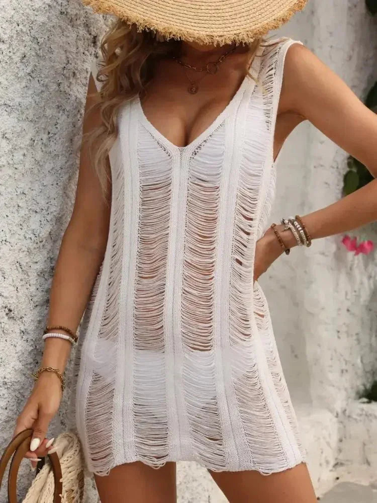 V - Neck Sleeveless Cover - Up - Update AvenueTrendsi100100030649880100100030649880db492570 - 5146 - 4981 - b098 - d053b561f243 - MaxWhite