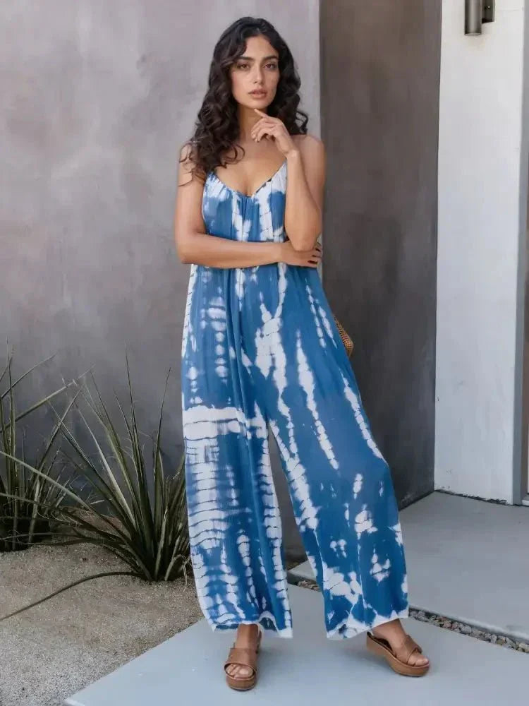 V - Neck Spaghetti Strap Jumpsuit - Update AvenueBoho VibesTrendsi1001007816210241001007816210247b5c8805 - 860d - 4a20 - abb5 - d9af949e6839 - Max - OriginSky Blue