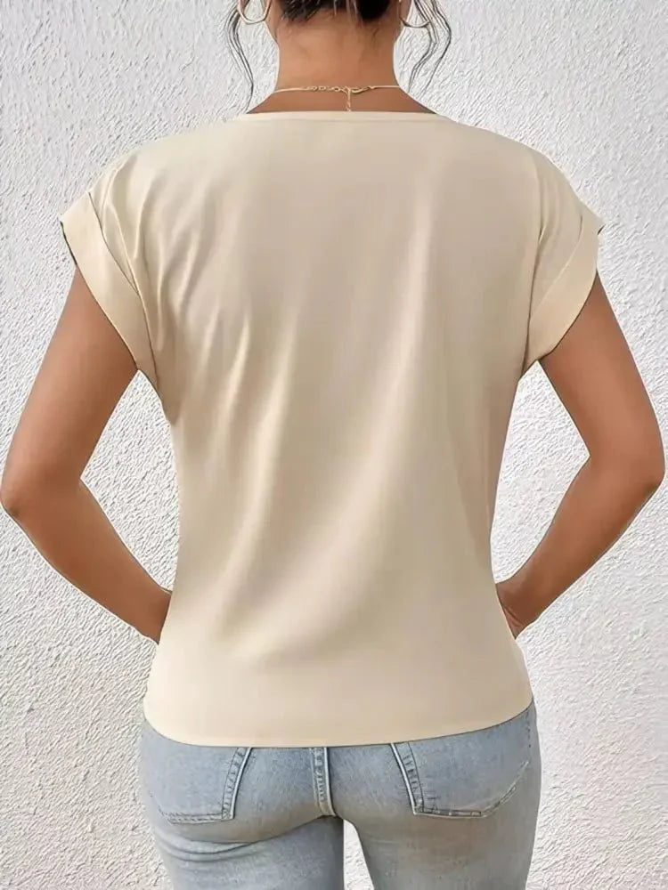 V - Neck Twist Front Top - Update AvenueT-ShirtsTrendsi10010031452590510010031452590526899a06 - e4e8 - 4b13 - ab27 - 06a4a7aea617 - Max - OriginTan