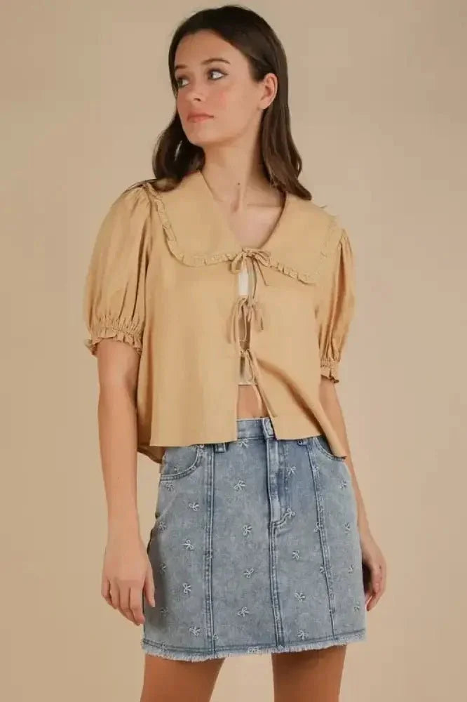 VERY J Bow Printed Casual Denim Mini Skirt - Update AvenueDenim Dresses & SkirtsTrendsi100100968511734100100968511734e1e93e62 - 5476 - 4440 - 8cfb - eccb43706471 - Max - OriginIndigo