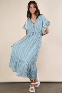 VERY J Embroidered Boho Ruffled Midi Dress - Update AvenueEffortless Elegance: DressesTrendsi1001009537813151001009537813157e768157f42649a885e8e8525c078005 - Max - OriginBlue