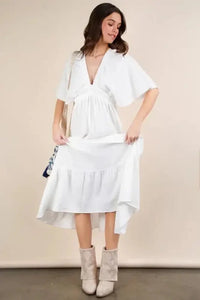 VERY J Mineral Washed Elastic Neck Detail Midi Dress - Update AvenueEffortless Elegance: DressesTrendsi10010057258144910010057258144903f44b36287c4d04ac8e1ed303f2af5a - Max - OriginWhite
