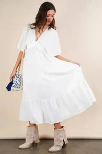 VERY J Mineral Washed Elastic Neck Detail Midi Dress - Update AvenueEffortless Elegance: DressesTrendsi100100572581449100100572581449ba216d0c8b65413a94a471f44cb54489 - Max - OriginWhite
