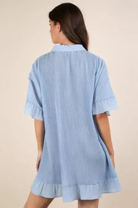 VERY J Pleated Detail Button Down Mini Dress - Update AvenueEffortless Elegance: DressesTrendsi1001009712011681001009712011687a2c2590b7dc4dea8242c1a2084c31b4 - Max - OriginSky