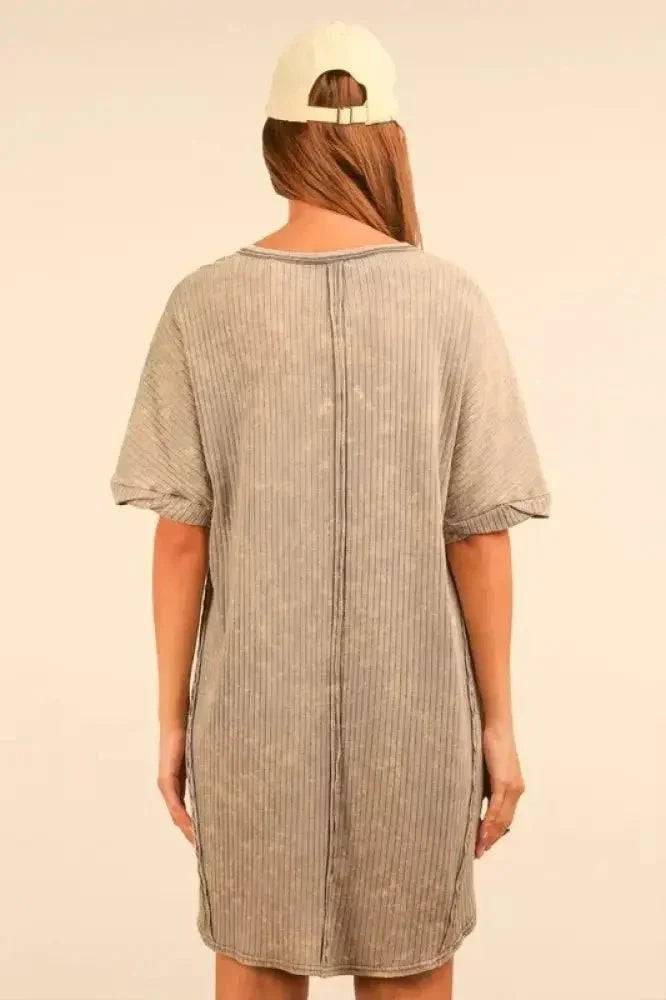 VERY J Plus Size Mineral Washed Ribbed Knit Mini Dress - Update AvenueEffortless Elegance: DressesTrendsi100100705601090100100705601090de68fc6ec3734cf2a20f78c6aa817d24 - Max - OriginDenim