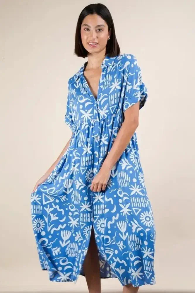 VERY J Plus Size Oversized Printed Shirt Midi Dress - Update AvenueEffortless Elegance: DressesTrendsi100100397611291100100397611291d07182165ee74c13b2b2e336bfad6c44 - Max - OriginBlue Mix