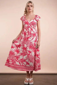 VERY J Tropical Printed Midi Summer Boho Dress - Update AvenueEffortless Elegance: DressesTrendsi100100038171033100100038171033c73c14df0bb542cd9c82f1e8f748336a - Max - OriginTomato Mix