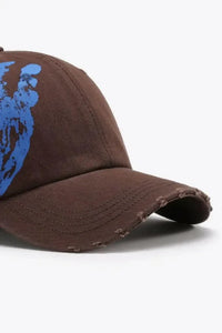 VIBRA Graphic Distressed Adjustable Baseball Cap - Update AvenueTrendsi101300645193711101300645193711VIBRA Graphic Distressed Adjustable Baseball CapChestnut