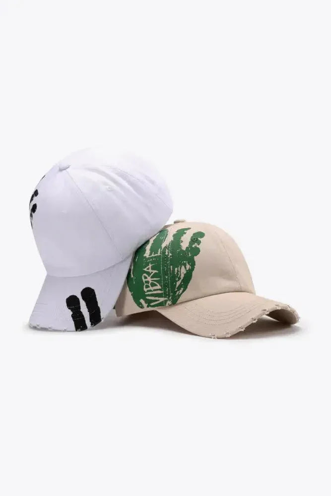 VIBRA Graphic Distressed Adjustable Baseball Cap - Update AvenueTrendsi101300645193711101300645193711VIBRA Graphic Distressed Adjustable Baseball CapChestnut