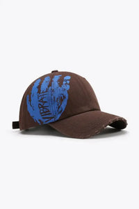 VIBRA Graphic Distressed Adjustable Baseball Cap - Update AvenueTrendsi101300645193711101300645193711VIBRA Graphic Distressed Adjustable Baseball CapChestnut