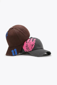 VIBRA Graphic Distressed Adjustable Baseball Cap - Update AvenueTrendsi101300645193711101300645193711VIBRA Graphic Distressed Adjustable Baseball CapChestnut