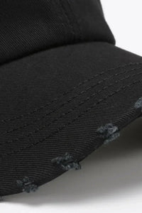 VIBRA Graphic Distressed Adjustable Baseball Cap - Update AvenueTrendsi101300645193751101300645193751VIBRA Graphic Distressed Adjustable Baseball CapBlack