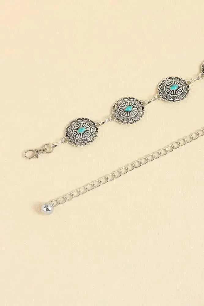 Vintage Turquoise Alloy Belt - Update AvenueTrendsi101300381704205101300381704205Vintage Turquoise Alloy BeltStyle B