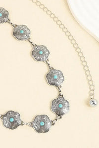 Vintage Turquoise Alloy Belt - Update AvenueTrendsi101300381704205101300381704205Vintage Turquoise Alloy BeltStyle B