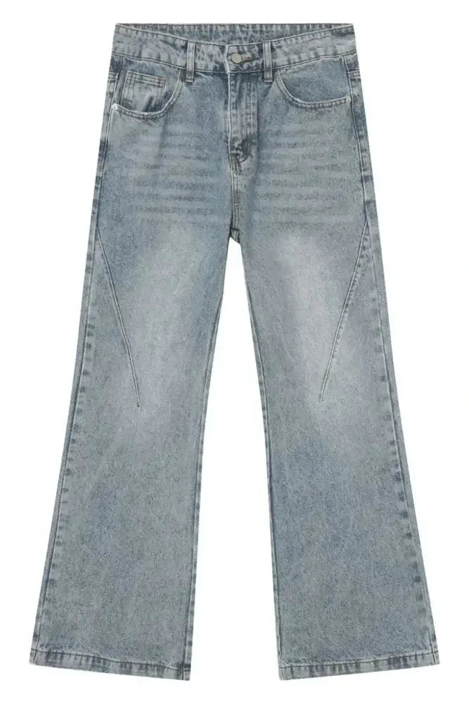 Washed Bootcut Men's Jeans with Pockets - Update AvenueTrendsi100400678465133100400678465133Washed Bootcut Men's Jeans with PocketsMedium