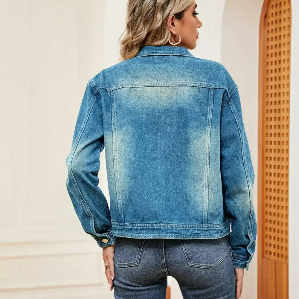 Washed Denim Jacket - Update AvenueTrendsi100100014837509100100014837509652969dc925b439f9ca9916becd2a4d4 - MaxLight