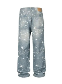 Washed Rhinestone Star Print Jeans - Update AvenueTrendsi100400705181764100400705181764Washed Rhinestone Star Print JeansLight Blue