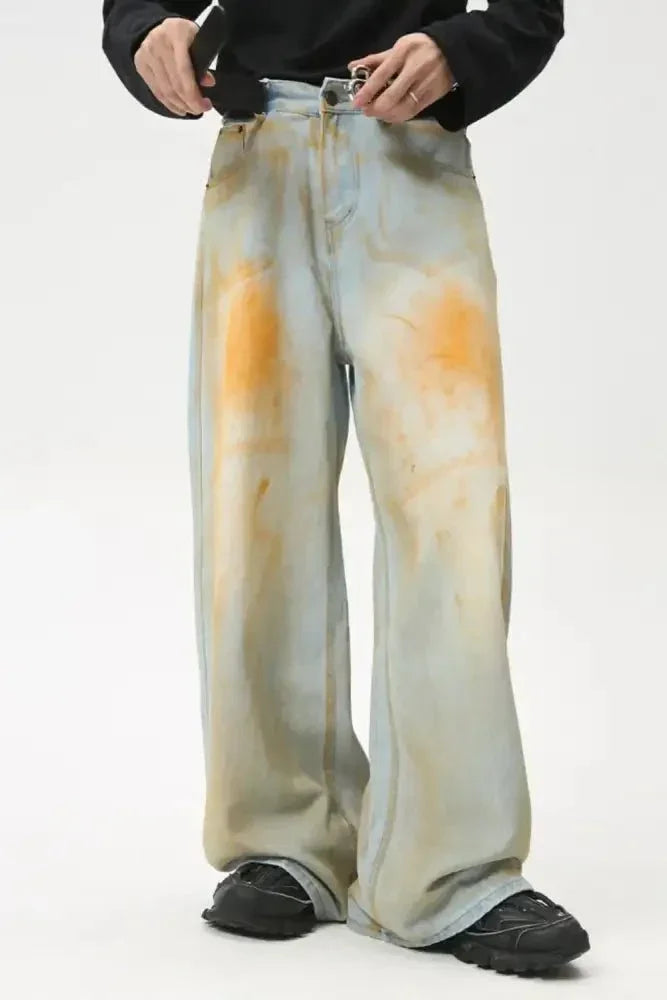 Waste Soil Wide Leg Jeans - Update AvenueTrendsi100400816962772100400816962772Waste Soil Wide Leg JeansLight