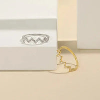 Wave Shape 925 Sterling Silver Ring - Update AvenueRingTrendsi100500433631063100500433631063Wave Shape 925 Sterling Silver RingSilver