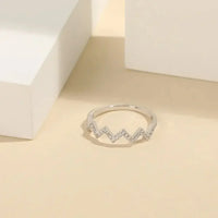 Wave Shape 925 Sterling Silver Ring - Update AvenueRingTrendsi100500433631063100500433631063Wave Shape 925 Sterling Silver RingSilver