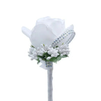 Wedding simulation flower corsage 682 silk flower brooch men and women brooch long needle wedding bride corsage net price - Update AvenueUpdate Avenues211643237330006Wedding simulation flower corsage 682 silk flower brooch men and women brooch long needle wedding bride corsage net price - Update AvenuesG1 - 1 rose corsage white