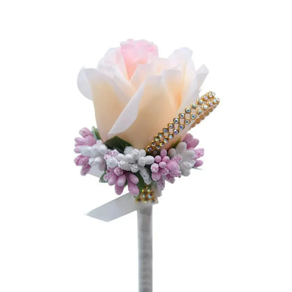 Wedding simulation flower corsage 682 silk flower brooch men and women brooch long needle wedding bride corsage net price - Update AvenueUpdate Avenues211643237330001Wedding simulation flower corsage 682 silk flower brooch men and women brooch long needle wedding bride corsage net price - Update AvenuesG1 - 3 rose corsage champagne