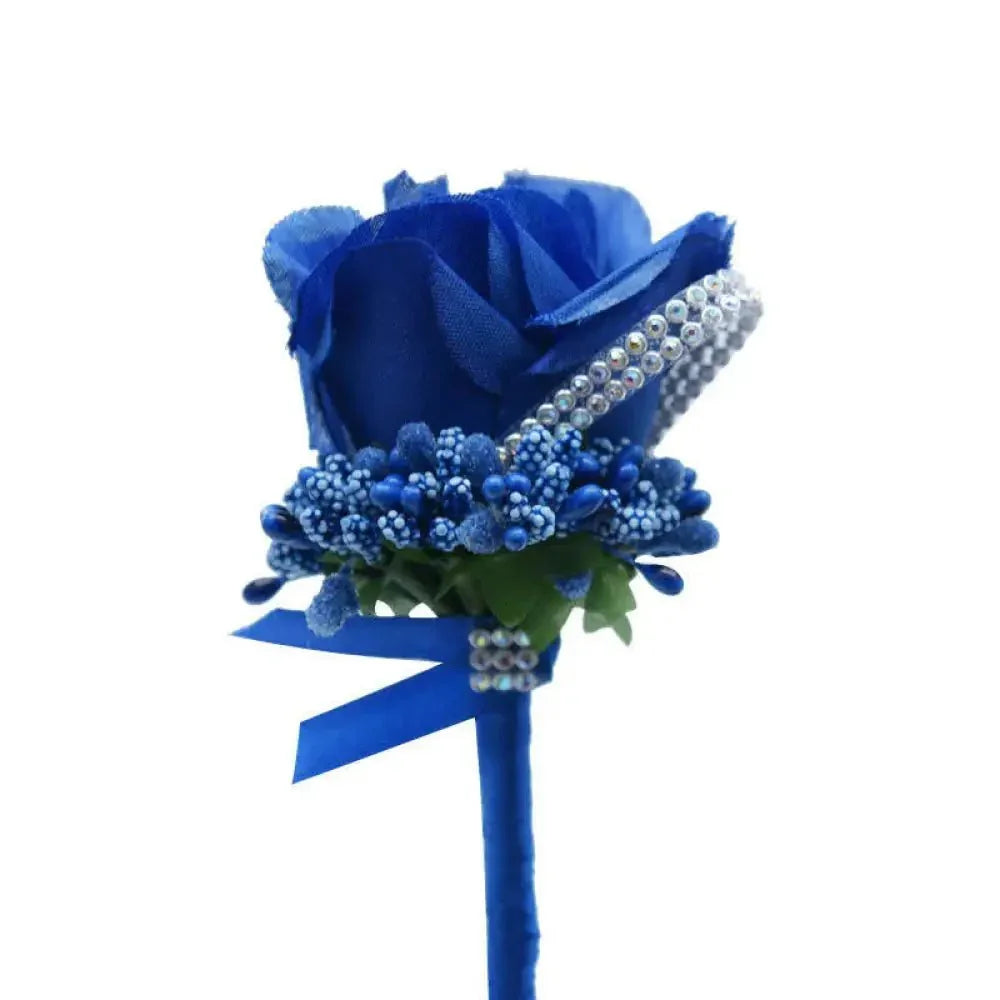 Wedding simulation flower corsage 682 silk flower brooch men and women brooch long needle wedding bride corsage net price - Update AvenueUpdate Avenues211643237330005Wedding simulation flower corsage 682 silk flower brooch men and women brooch long needle wedding bride corsage net price - Update AvenuesG1 - 3 rose corsage sapphire blue