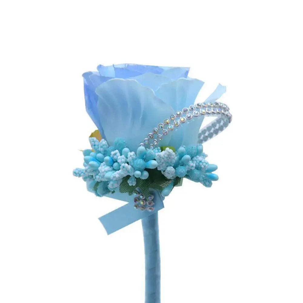 Wedding simulation flower corsage 682 silk flower brooch men and women brooch long needle wedding bride corsage net price - Update AvenueUpdate Avenues211643237330003Wedding simulation flower corsage 682 silk flower brooch men and women brooch long needle wedding bride corsage net price - Update AvenuesG1 - 4 rose corsage light blue