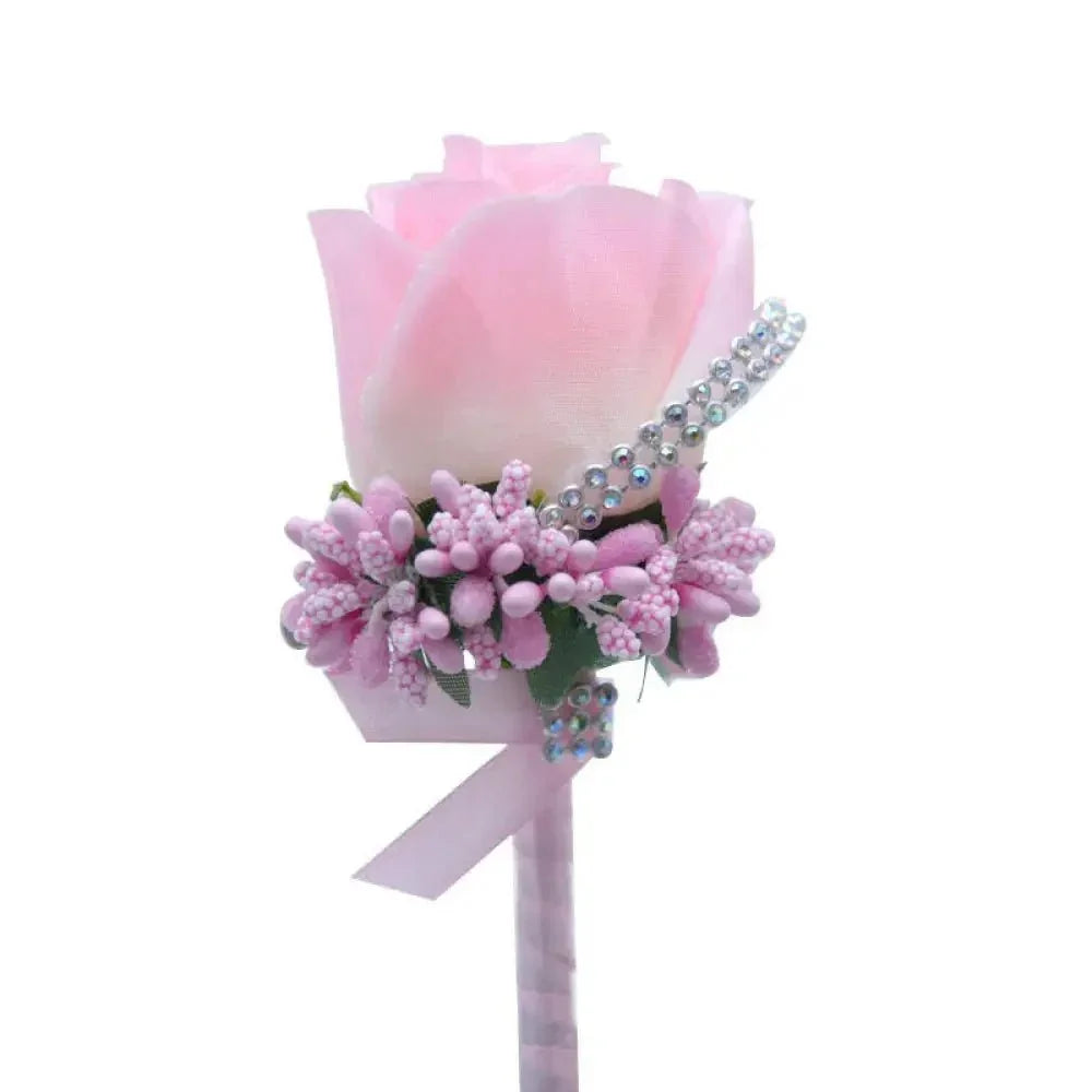 Wedding simulation flower corsage 682 silk flower brooch men and women brooch long needle wedding bride corsage net price - Update AvenueUpdate Avenues211643237330008Wedding simulation flower corsage 682 silk flower brooch men and women brooch long needle wedding bride corsage net price - Update AvenuesG1 - 4 rose corsage light pink