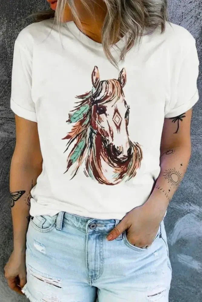 Western Aztec Horse Graphic Tee - Update AvenueT-ShirtsTrendsi1001006058538521001006058538526f39d953 - 1cc0 - 4494 - 8393 - 1ec3695d4694 - Max - OriginWhite