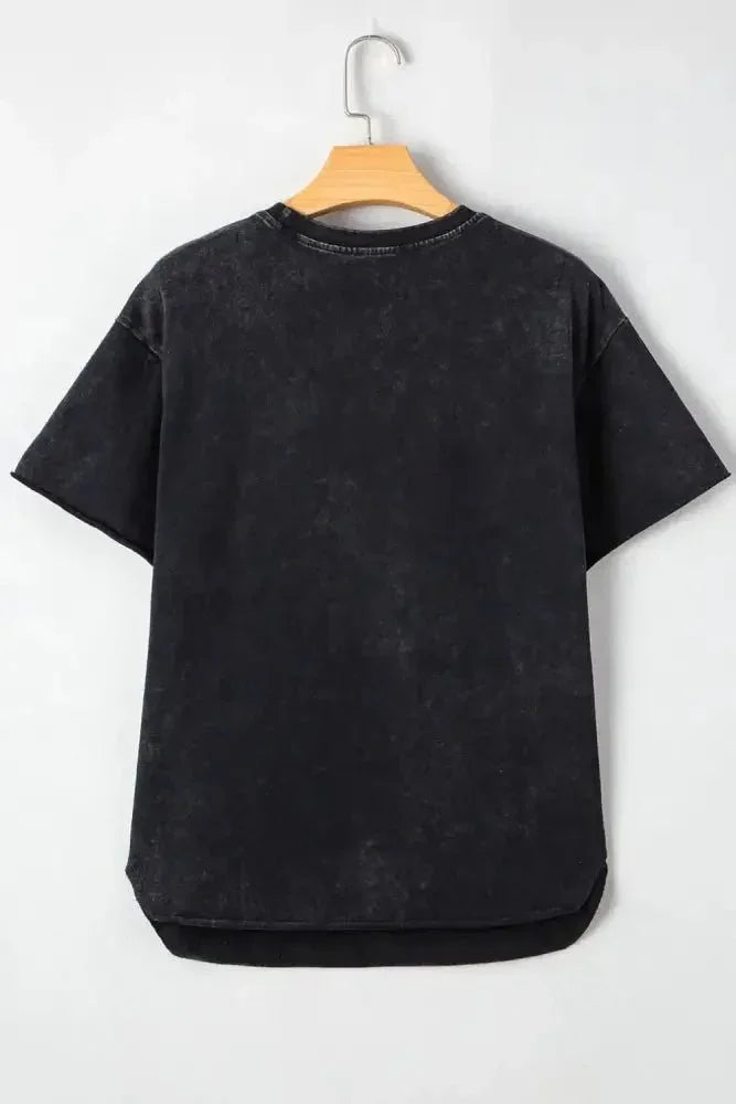 Western HOWDY Steer Head Print Side Slits Loose Fit T Shirt - Update AvenueT-ShirtsTrendsi100100989516622100100989516622691c0f6a - f0cb - 422e - 8a2b - 6ec213636833 - Max - OriginBlack