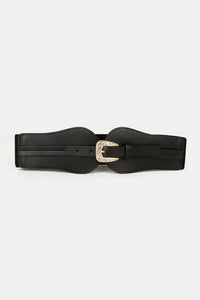 Wide Elastic Belt with Alloy Buckle - Update AvenueTrendsi101300627516336101300627516336Wide Elastic Belt with Alloy BuckleBlack