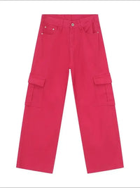 Wide Leg Cargo Jeans