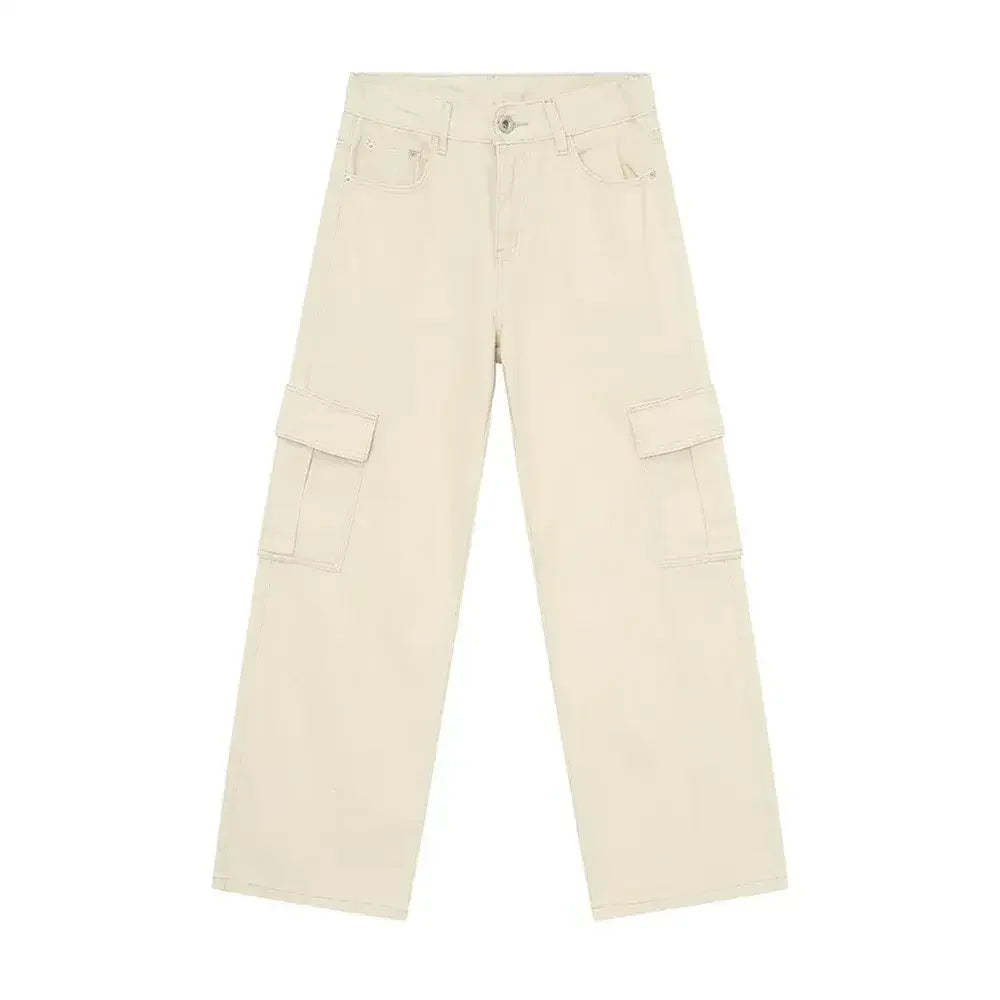 Wide Leg Cargo Jeans