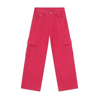 Wide Leg Cargo Jeans