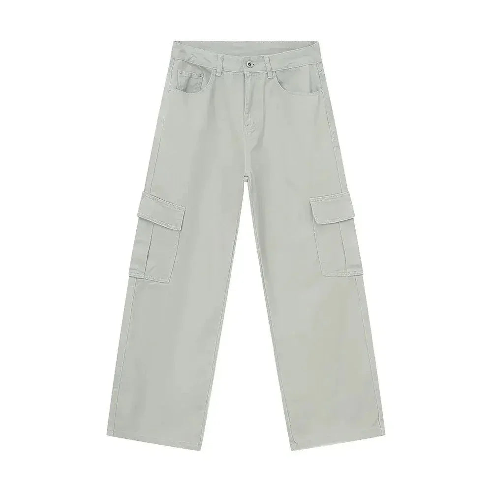 Wide Leg Cargo Jeans - Update AvenueTrendsi100400816163833100400816163833Wide Leg Cargo JeansGray