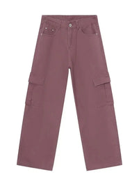 Wide Leg Cargo Jeans - Update AvenueTrendsi100400816165448100400816165448Wide Leg Cargo JeansCoffee Brown