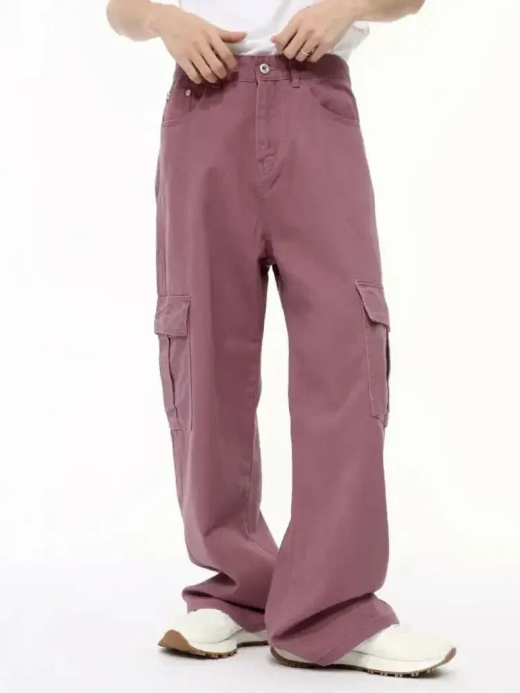 Wide Leg Cargo Jeans - Update AvenueTrendsi100400816165448100400816165448Wide Leg Cargo JeansCoffee Brown