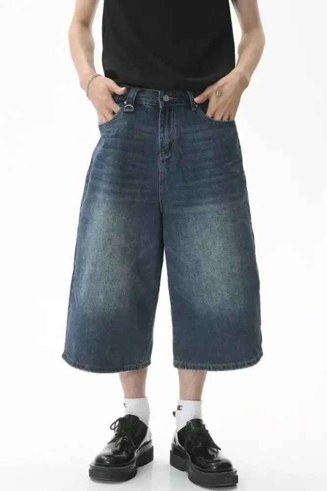 Wide Leg Cropped Jeans - Update AvenueTrendsi100400878702723100400878702723Wide Leg Cropped JeansPeacock Blue