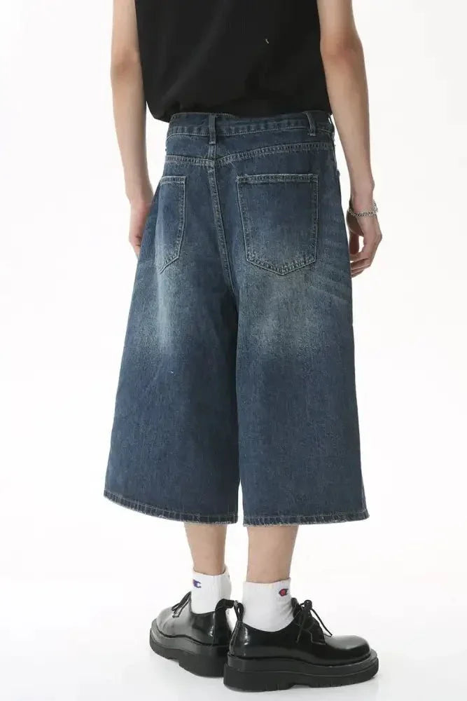 Wide Leg Cropped Jeans - Update AvenueTrendsi100400878702723100400878702723Wide Leg Cropped JeansPeacock Blue