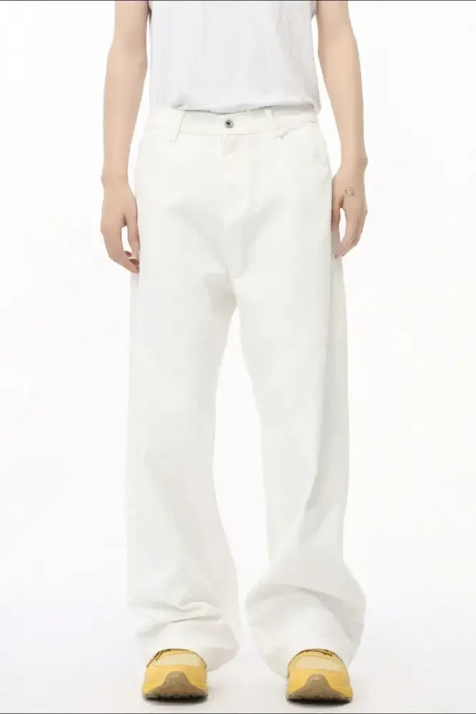 Wide Leg Jeans with Pockets