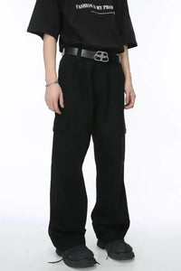 Wide Leg Jeans with Pockets