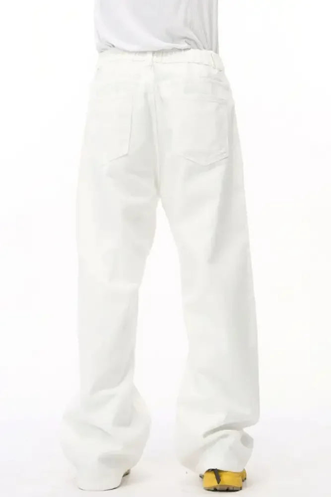 Wide Leg Jeans with Pockets