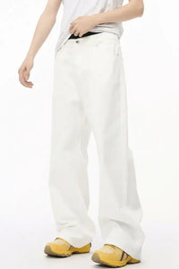 Wide Leg Jeans with Pockets