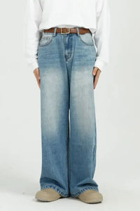 Wide Leg Jeans with Pockets