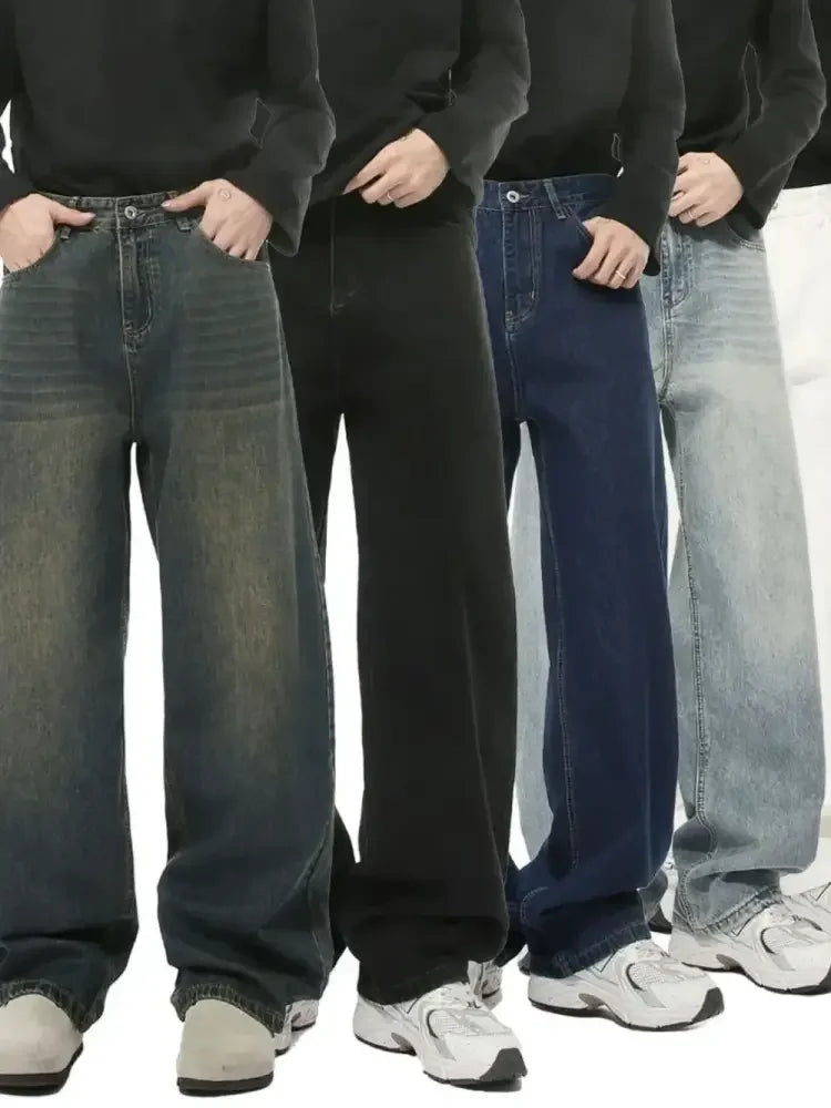 Wide Leg Jeans with Pockets