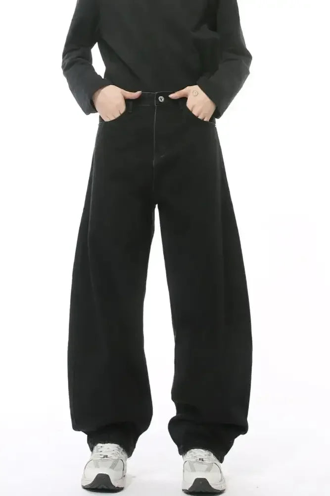 Wide Leg Jeans with Pockets